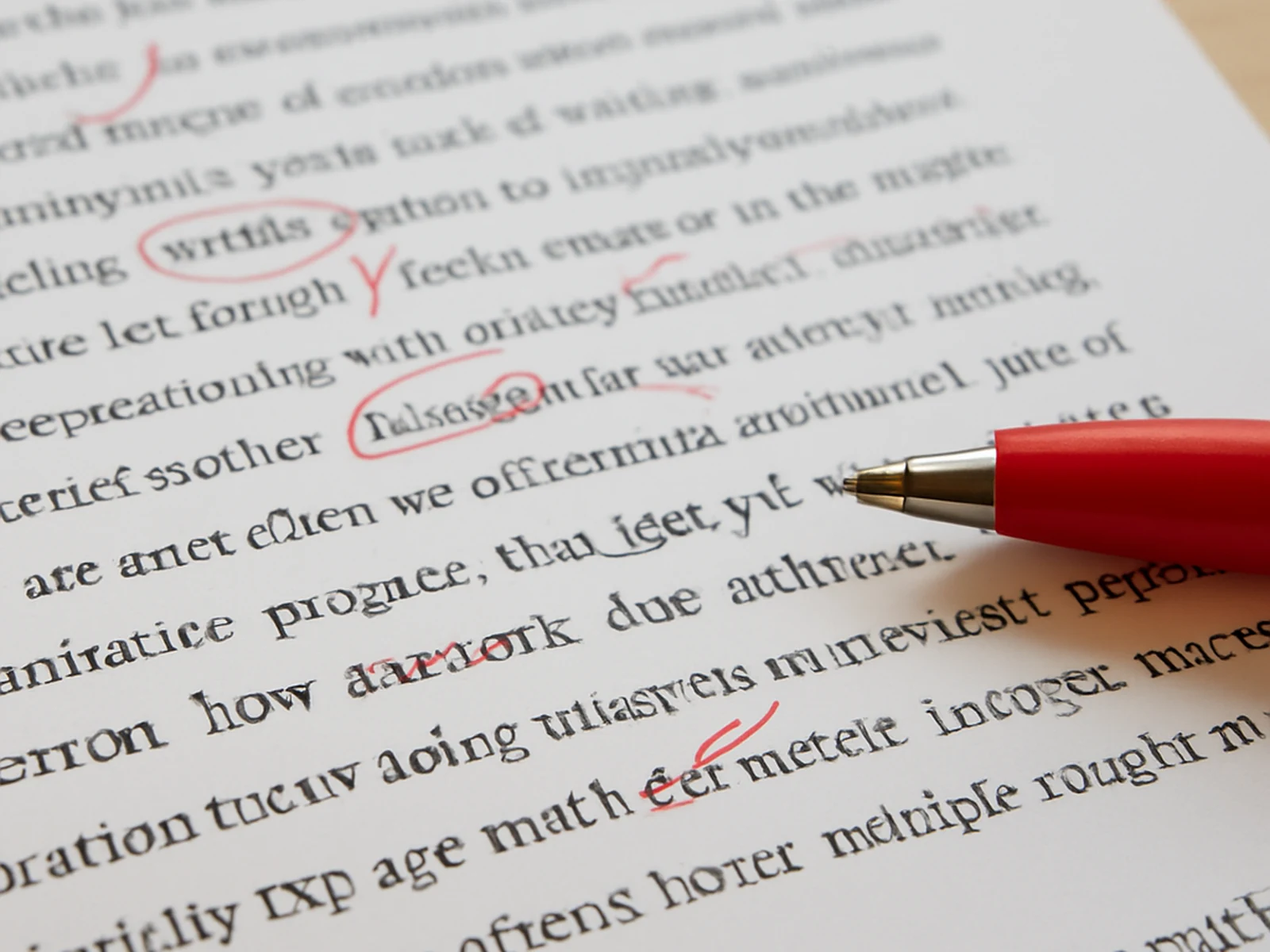 Proofreading and Editing
